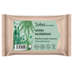 20549 Luba Toaletowy papier nawilżany Eco Family Woda Aloesowa