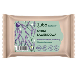 20556 Luba Toaletowy papier nawilżany Eco Family Woda Lawendowa