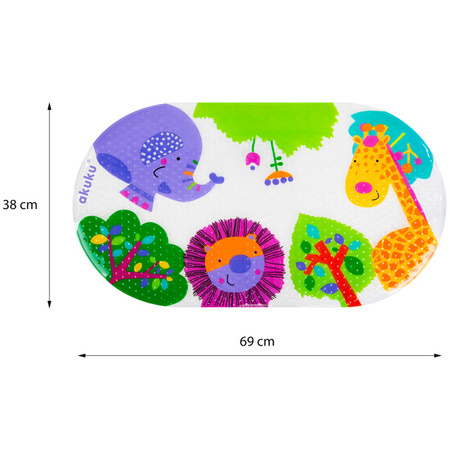 Akuku A0655 Mata antypoślizgowa do kąpieli dla dzieci