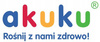 Akuku A0164 bidon ze słomką z odważnikiem blue/red