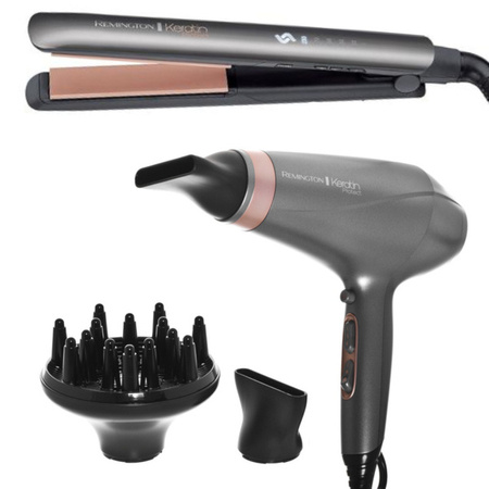 Zestaw Remington Keratin Protect AC8820 Suszarka i S8598 Prostownica