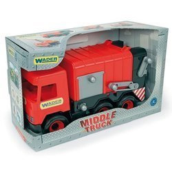 WADER 32113 Middle Truck śmieciarka w kartonie