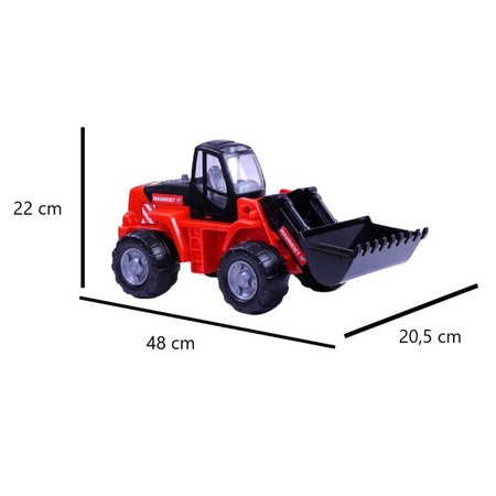 Polesie 56733 Mammoet Ciężarówka z Naczepą i Koparką 1+