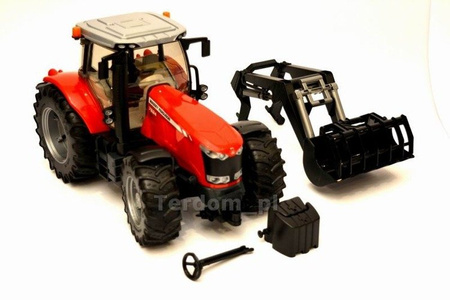 Bruder 03047 Traktor Massey Ferguson z ładowaczem