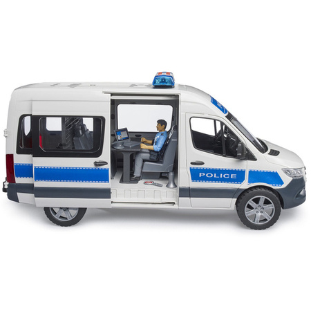 Bruder 02683 MB Sprinter policyjny z figurką policjanta i z modułem