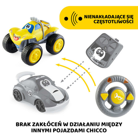 CHICCO 41913 samochód billy rc żółty 2l+