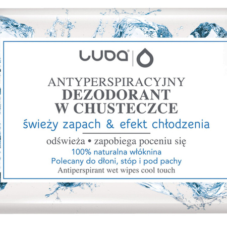 67400 Luba Antyperspiracyjne Chusteczki z Efektem Chłodzenia