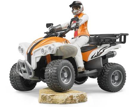 Bruder 63000 Quad z kierowcą Figurka bWorld