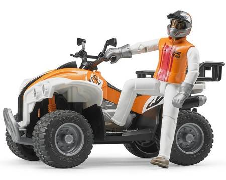 Bruder 63000 Quad z kierowcą Figurka bWorld