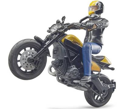 Bruder 63053 Motor Ducati Scrambler z figurką