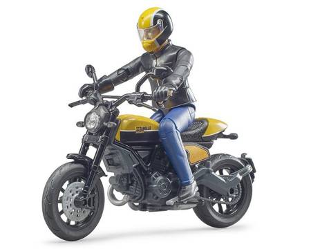 Bruder 63053 Motor Ducati Scrambler z figurką