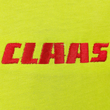 CLAAS 110cm LIMONKOWA Koszulka haftowane logo bawełna