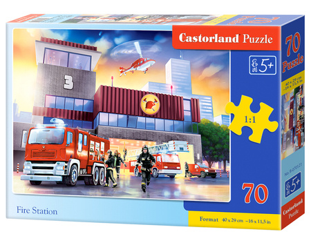 Castorland B-070121 Puzzle 70 elementów Straż pożarna