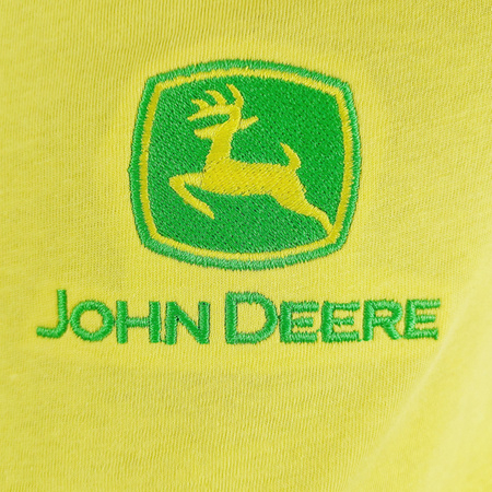 John Deere 122cm ŻÓŁTA Koszulka haftowane logo bawełna