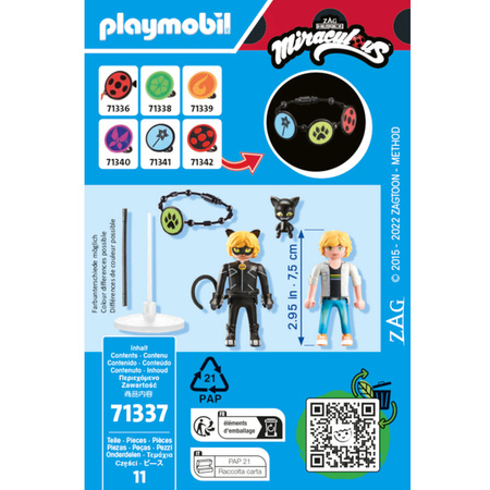 Playmobil 71337 Miraculum Adrien i Czarny Kot