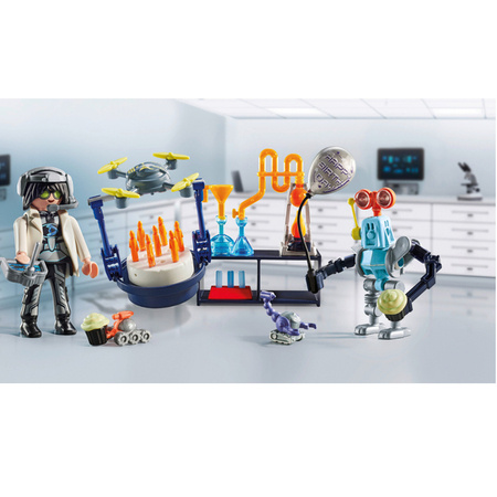 Playmobil 71450 Naukowiec z robotami Zestaw upominkowy