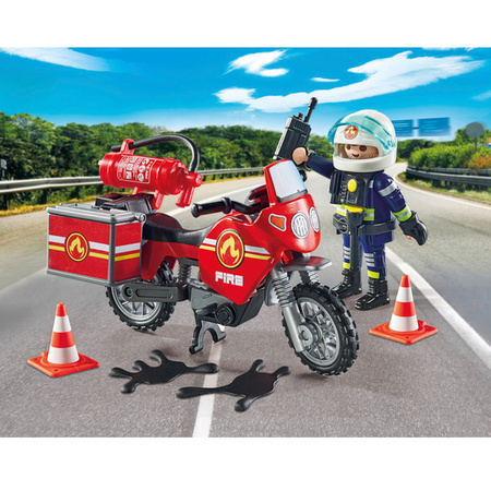 Playmobil 71466 Motocykl Straży pożarnej z akcesoriami