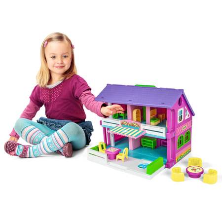 Wader 25400 Domek dla lalek Play House 2-piętrowy