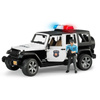 Bruder 02526 Jeep Policja z figurką światło+dźwęk