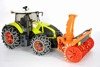 Bruder 03017 traktor Claas z pługiem śnieżnym