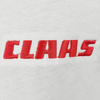 CLAAS 110cm BIAŁA Koszulka haftowane logo bawełna