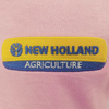 New Holland 158cm różowa Koszulka haftowane logo bawełna