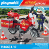 Playmobil 71466 Motocykl Straży pożarnej z akcesoriami