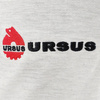 URSUS 110 szara Koszulka haftowane logo bawełna